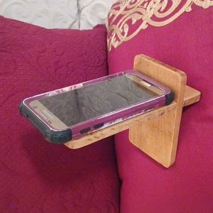 Wooden phone stand